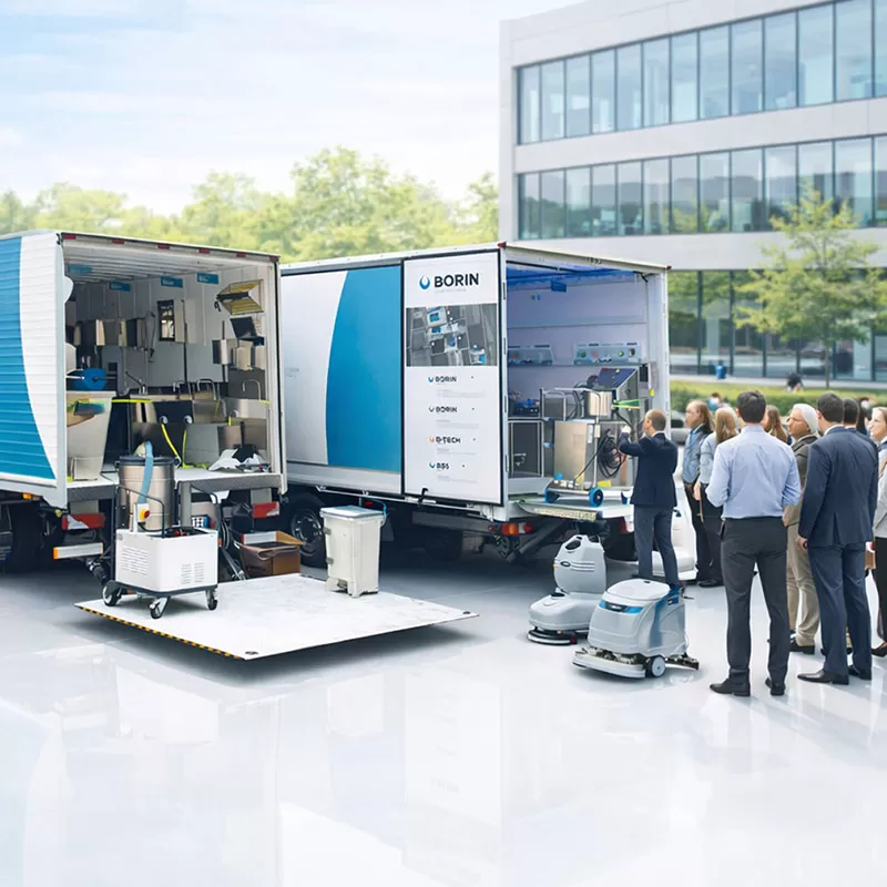 Con DemoTruck la linea di igiene Borin arriva direttamente da te, per un test gratuito