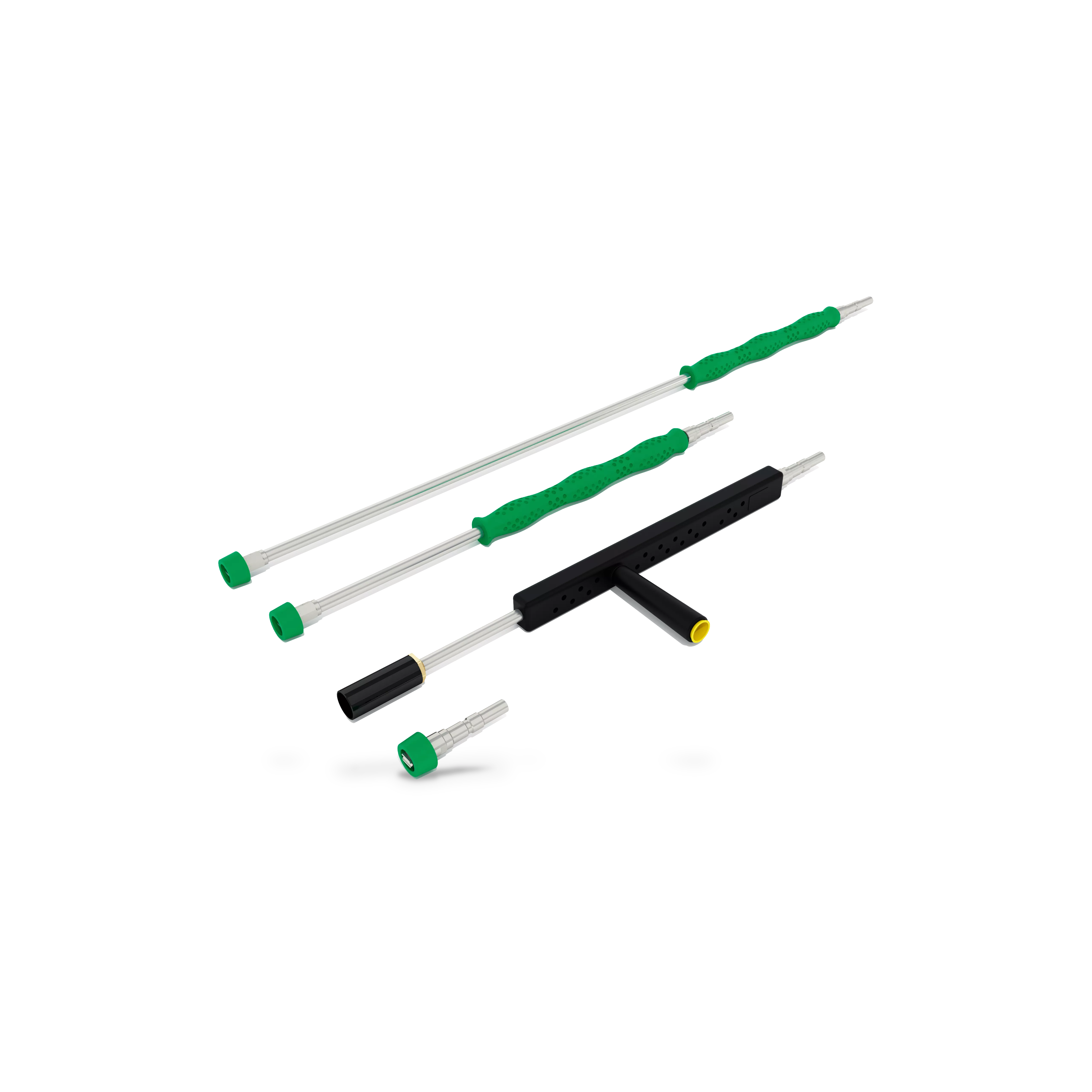 Kit lance System Color verde alta pressione senz’aria compressa