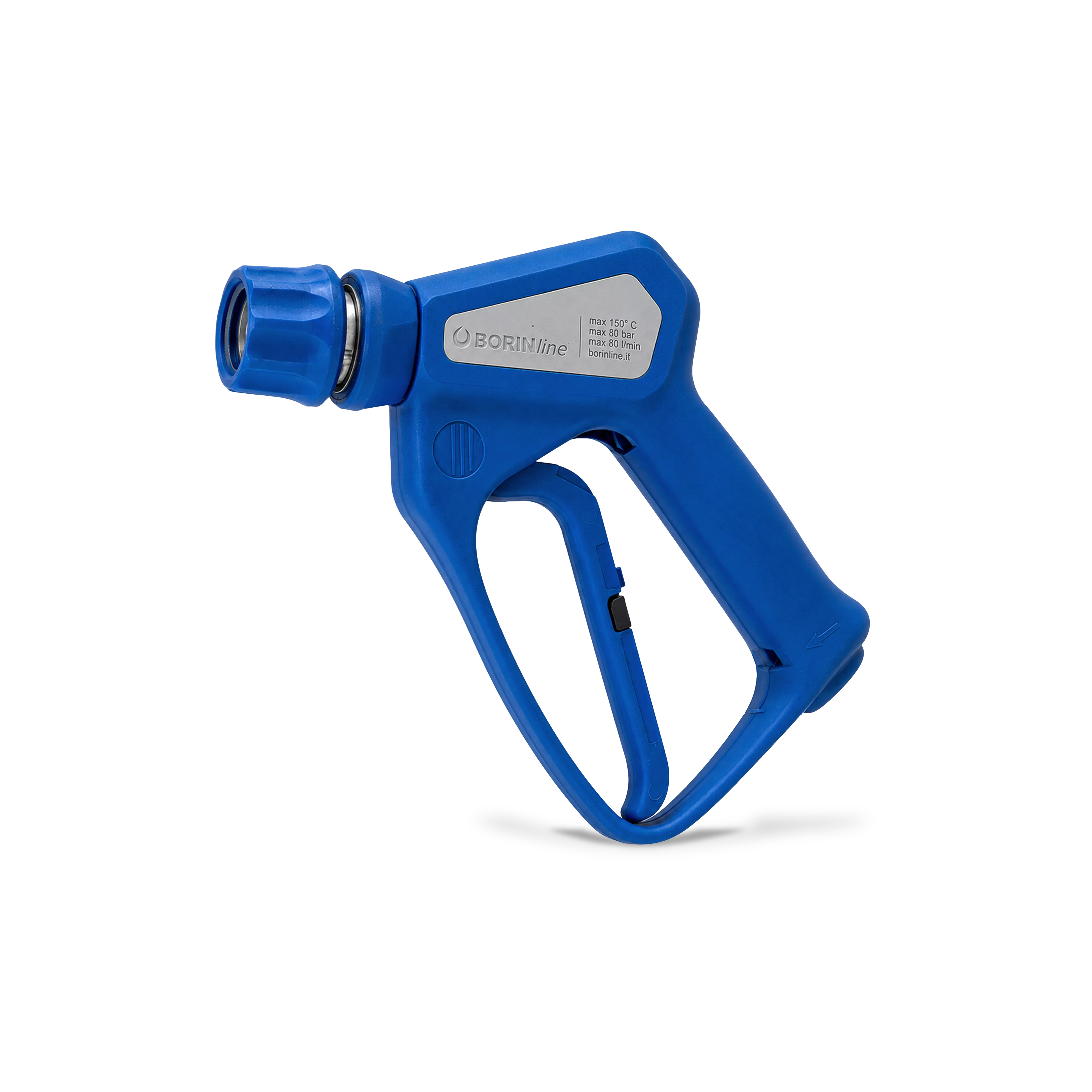 Medium-pressure washdown gun with high flow rate