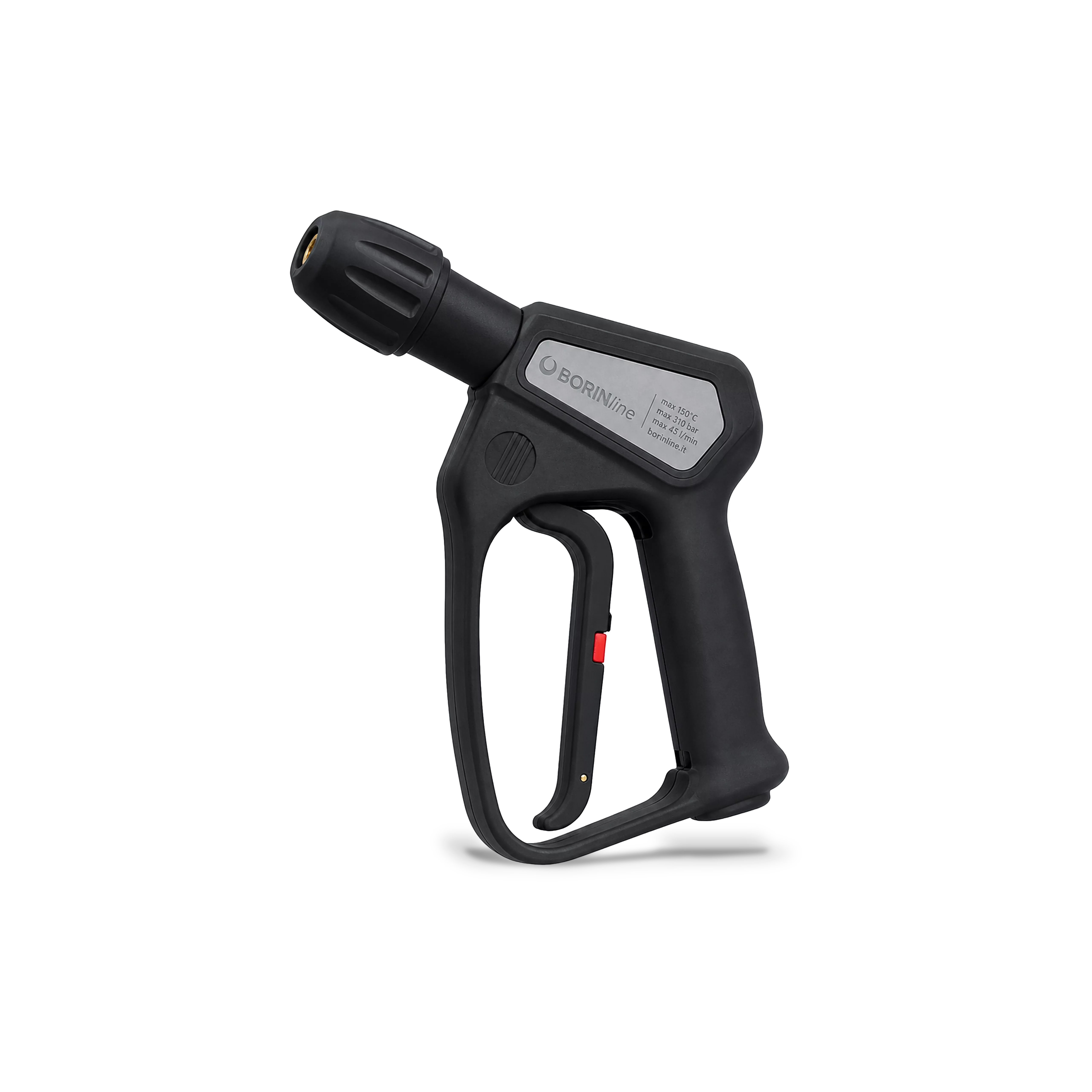High-pressure washdown gun with bayonet quick coupling