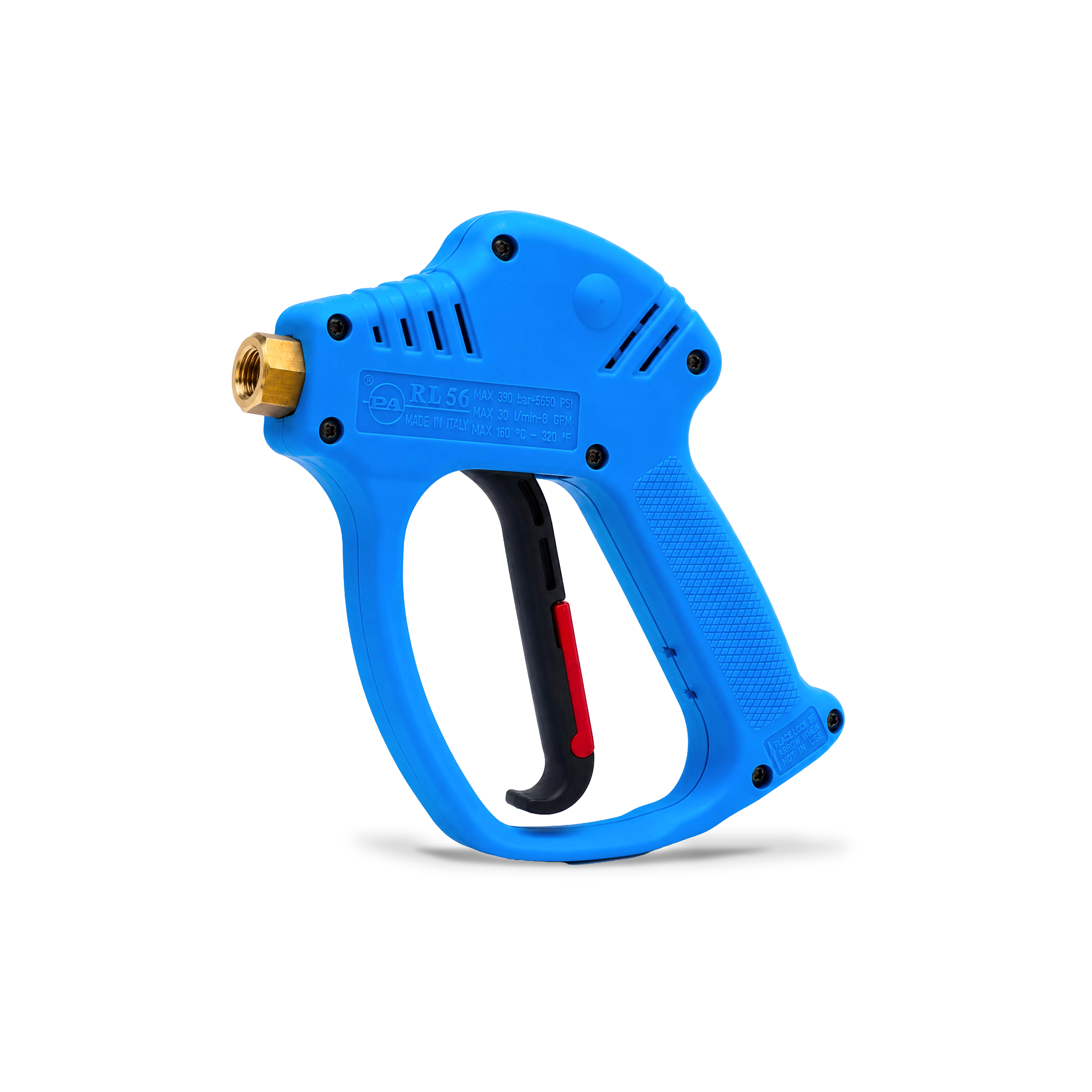 High-pressure low-trigger-force washdown gun