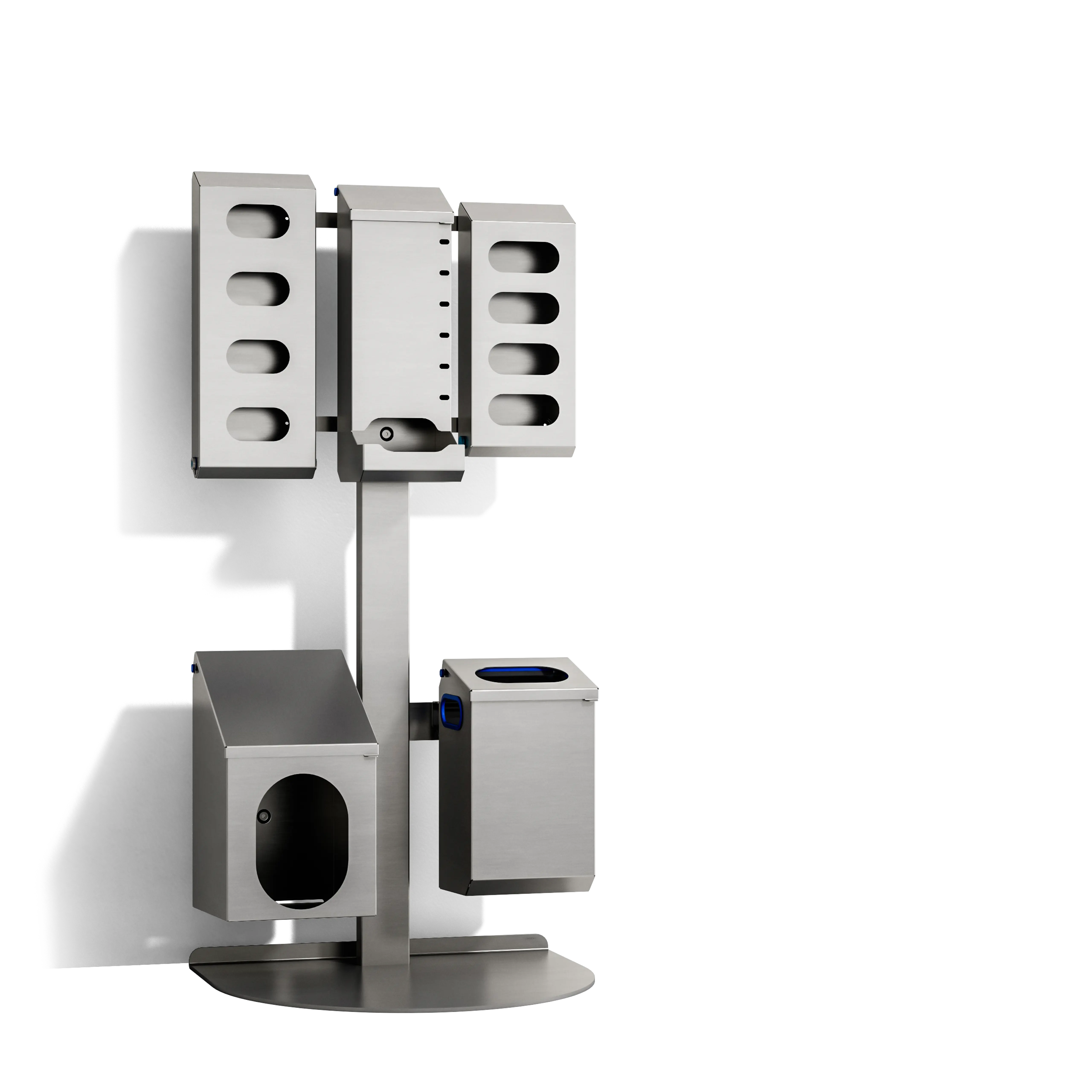 COLONNA AUTOPORTANTE IN ACCIAIO INOX 304