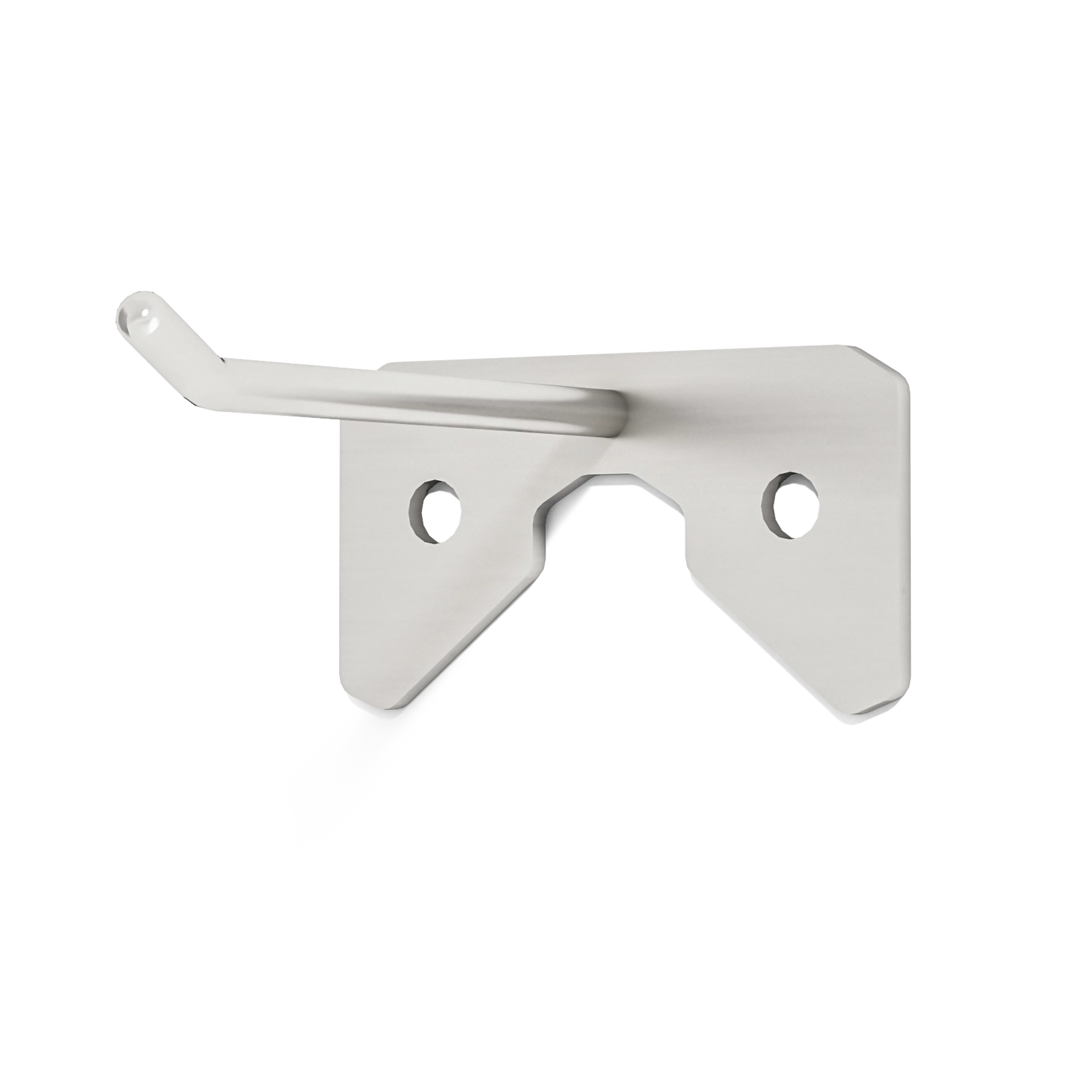 gancio porta attrezzi borin in acciaio inox a parete con 1 gancio lungo da 64,5 mm per attrezzi di pulizia